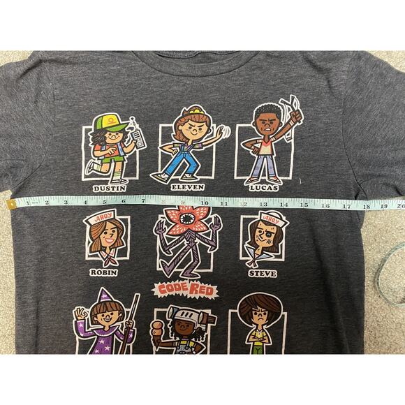 Stranger Things Boys Size 2X Graphic Cartoon Character T-shirt Short Sleeve - Picture 4 of 5